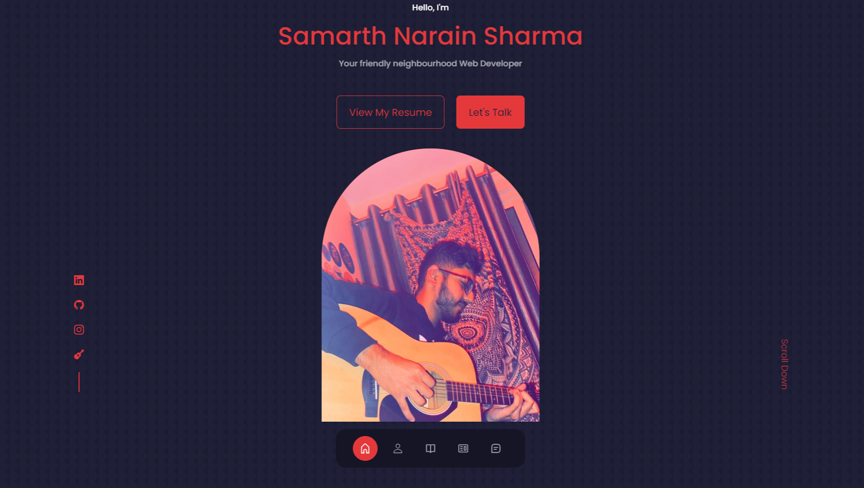 Portfolio - React,Html & CSS